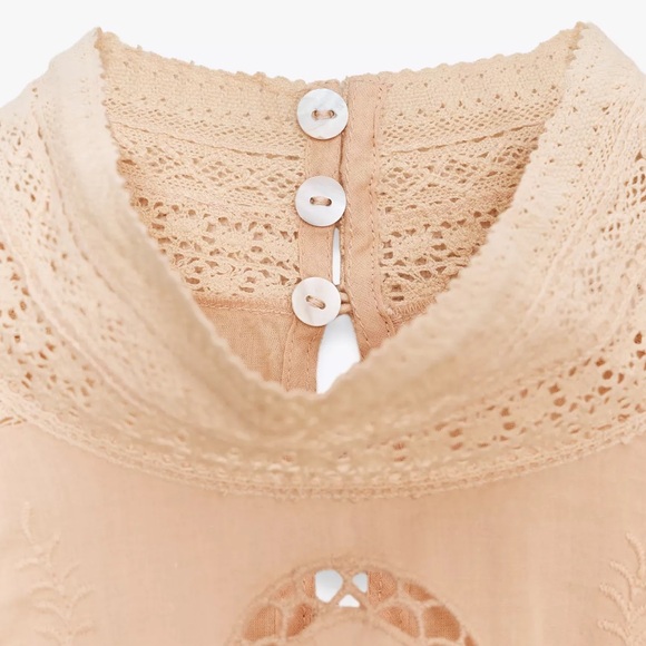 ZW COLLECTION EMBROIDERED ROMANTIC SHIRT - Picture 9 of 12